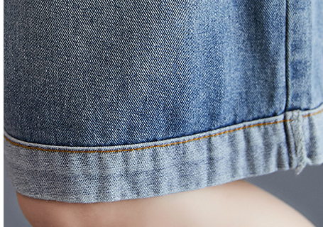 Pantalón Corto Overol Denim Suelto para Mujer - Image 14