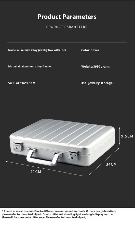 Joyero Portátil de Aluminio con Diseño Compacto - Image 10