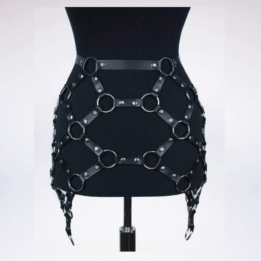 Falda de Cuero Performance para Mujer - Accesorios de Moda Versátil