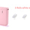 Printer handheld small portable Pink x White 3sticker