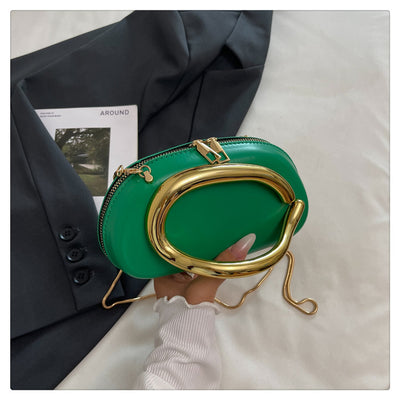 Bolsa Pequeña Vintage con Cadena de Metal y Mochila Crossbody - Image 17
