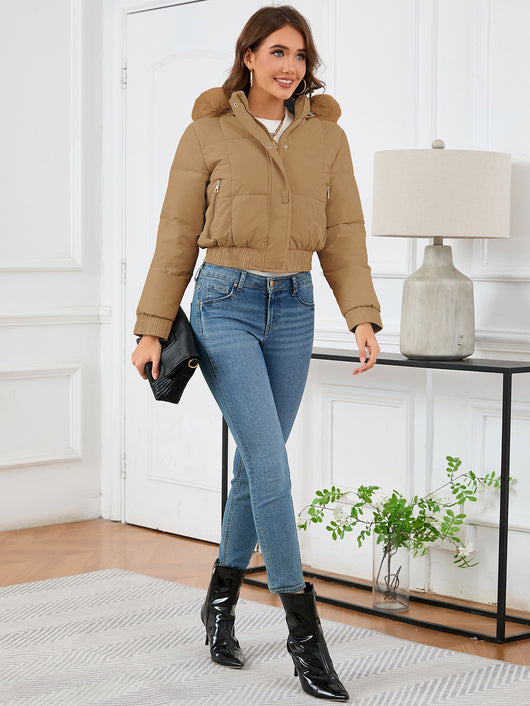 Chaqueta Acolchada de Algodón para Mujer - Estilo Casual y Cálido - Image 10