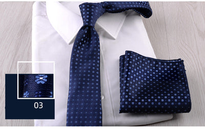 Combo Corbata y Pañuelo de Bolsillo para Hombre Profesional - Image 39