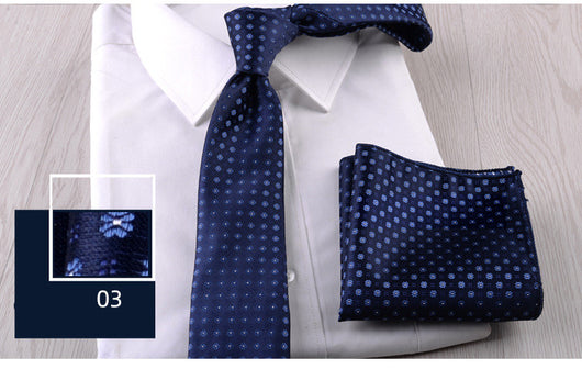 Combo Corbata y Pañuelo de Bolsillo para Hombre Profesional - Image 39