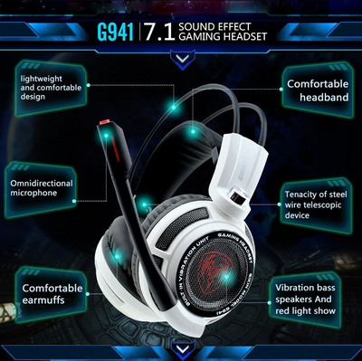 Audífonos Gaming Somic G941 - Sonido Envolvente Profesional - Image 4