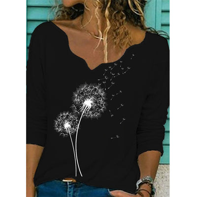 Playera Estampada Cuello V Manga Corta - Image 12