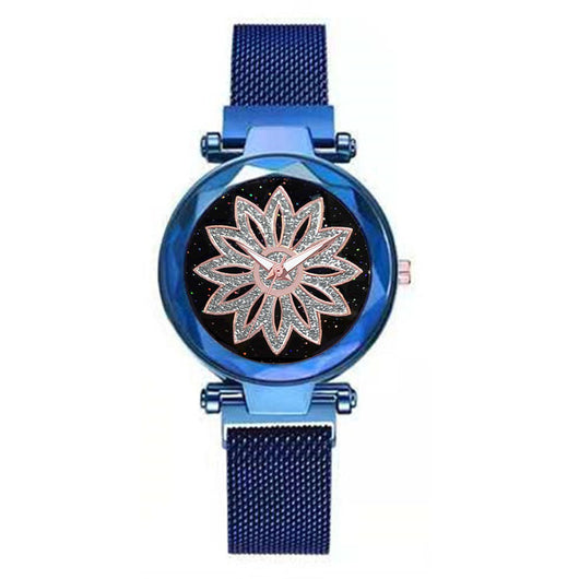 Reloj de cuarzo con esfera de cielo estrellado para mujer - Image 3
