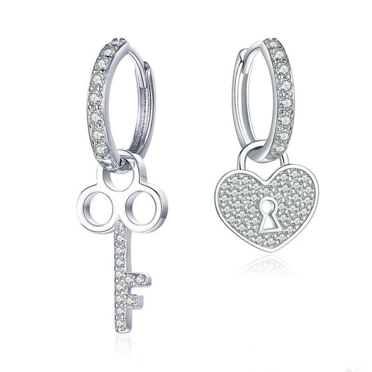 Aretes de Llave y Candado