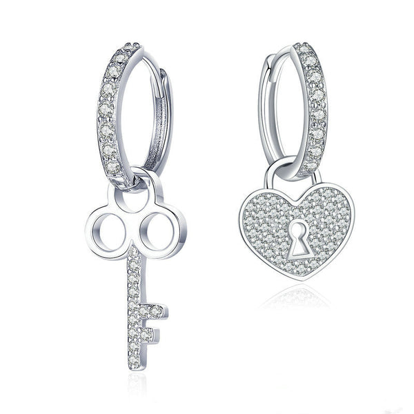 Aretes de Llave y Candado