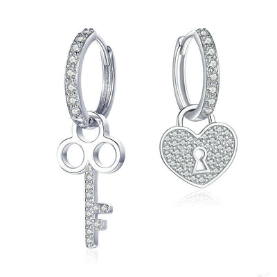 Aretes de Llave y Candado