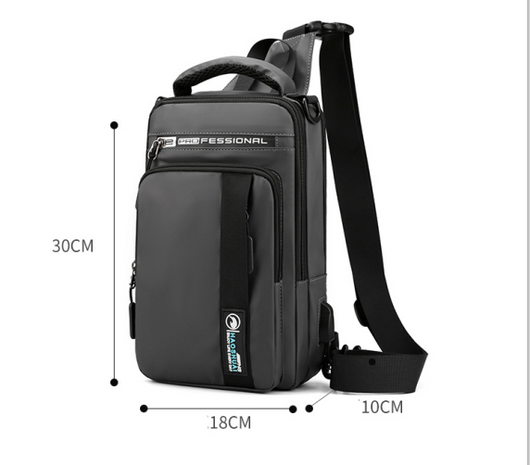 Bolsa de Pecho Multifuncional para Hombre - Diseño Moderno de Una Correa - Image 9