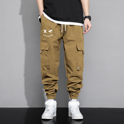 Pantalones Cargo Sueltos para Hombre - Estilo Trendy Otoño Primavera con Múltiples Bolsillos - Image 7