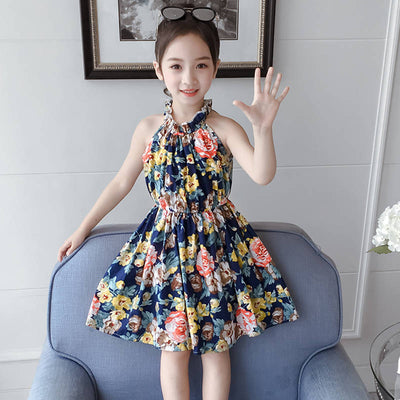 Vestido Infantil de Verano Princesa Coreano con Malla Transpirable - Image 12