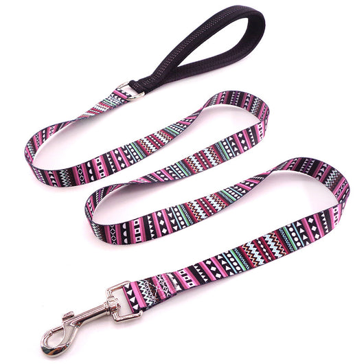 Correa de Adiestramiento para Perros con Diseño Floral - Image 4