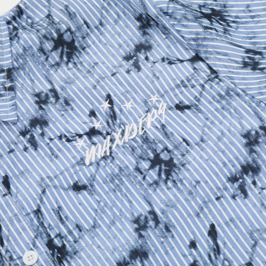Camisa de Manga Corta Tie-Dye Tinta para Hombre - Image 3