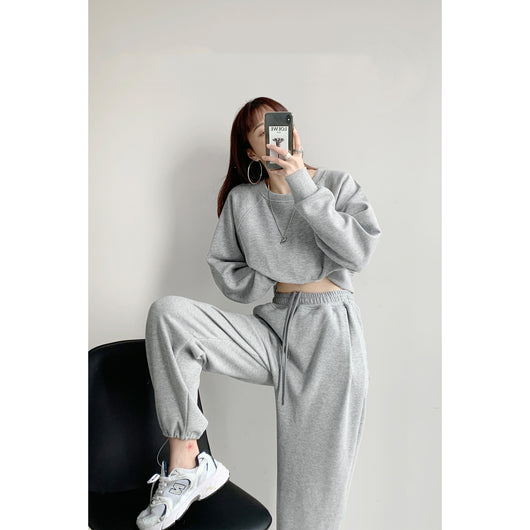 Suéter Deportivo Holgado para Mujer - Blusa Casual de Manga Larga con Cintura Alta - Image 7