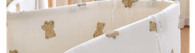 Barrera de Cama para Bebé en Algodón Gasa - Protección Suave Recién Nacido - Image 30