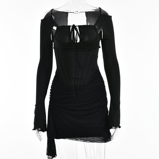 Vestido Túnica Irregular con Tirantes Ajustado para Verano - Image 5