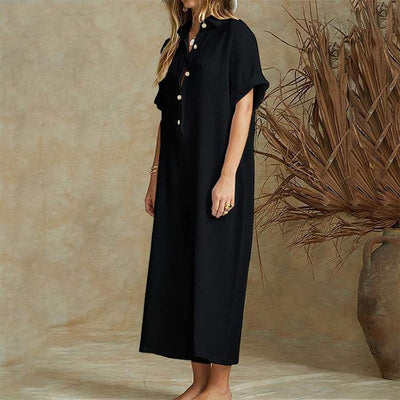 Jumpsuit Corto Elegante de Manga Corta para Mujer - Image 3