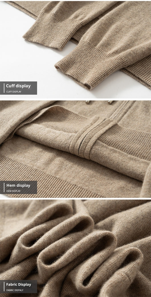 Cardigan de Cachemira para Hombre con Cierre - Suéter Tejido Premium - Image 20