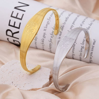 Pulsera de Acero Titanio con Patrón Hueco Estilo Chino de Aspecto Noble - Image 6