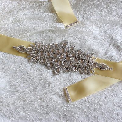 Cinturón de Novia Artesanal Lujo con Cristales - Accesorios para Vestido de Boda - Image 6