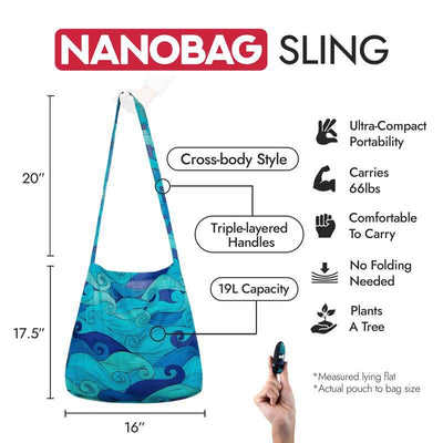 Bolsa Bandolera Plegable Ultraligera Reutilizable - Image 15