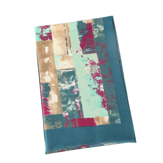 Pañuelo Reversible de Satén con Estampado Graffiti - Image 9