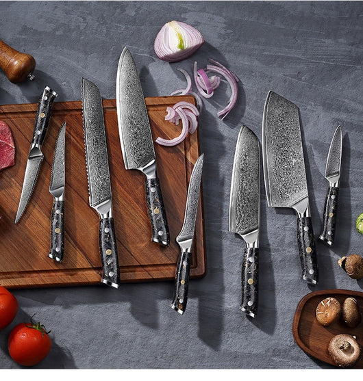 Cuchillo de Chef Profesional con Núcleo de Acero de 67 Capas - Image 17