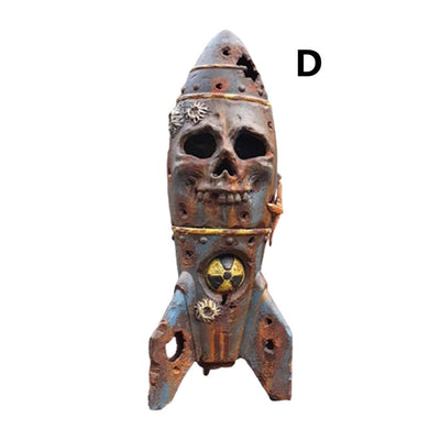 Bomba Esqueleto Resina Artesanal - Réplica de Ojiva Nuclear - Image 3