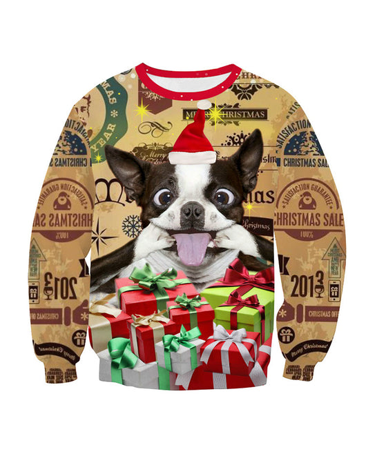 Sudadera Cuello Redondo con Estampado Digital de Perro - Image 6