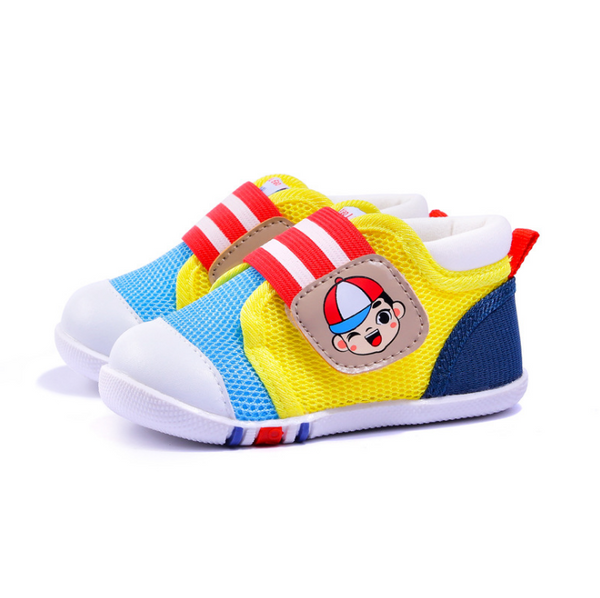 Zapatillas Deportivas para Bebé con Diseño Bicolor y Malla Transpirable