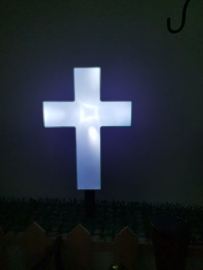 Cruz Luminosa Solar para Nichos - Luz Eterna para Tus Seres Queridos - Image 9