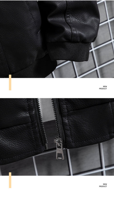 Chaqueta de Cuero Premium para Hombre - Abrigo Grueso y Cálido - Image 11