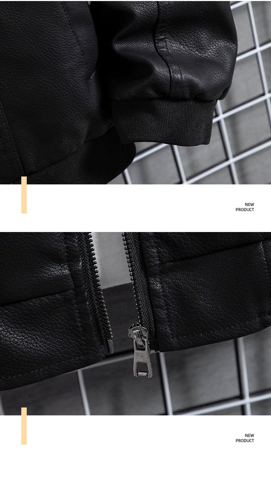 Chaqueta de Cuero Premium para Hombre - Abrigo Grueso y Cálido - Image 11