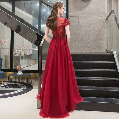 Vestido de Noche Elegante Línea A para Mujer - Image 6