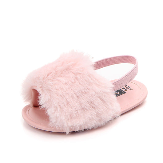 Sandalias para bebé multicolor con suela suave y elástico cómodo - Image 9
