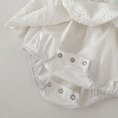 Jumpsuit Triangular con Encaje Calado y Bordado - Image 26