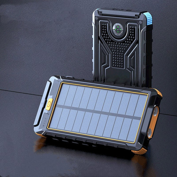 Batería Solar Portátil 20000 mAh con Carga Rápida PD