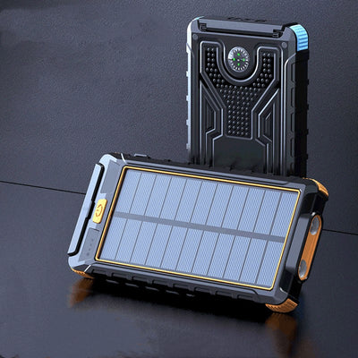 Batería Solar Portátil 20000 mAh con Carga Rápida PD