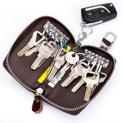 Estuche de Cuero para Llaves con Cierre Multifuncional - Image 2