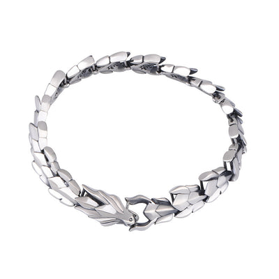 Pulsera Dragón Azul Punk Beast Personalizada para Hombre - Image 5