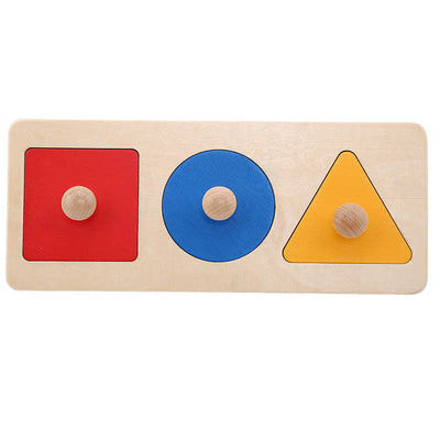 Juguete Educativo de Madera con Paneles Geométricos para Desarrollo Cognitivo