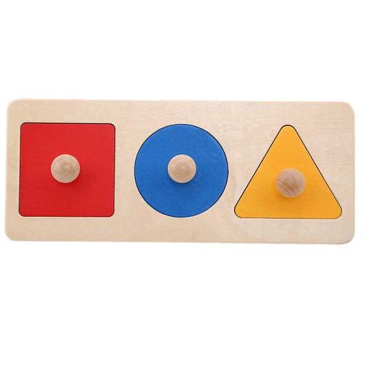 Juguete Educativo de Madera con Paneles Geométricos para Desarrollo Cognitivo
