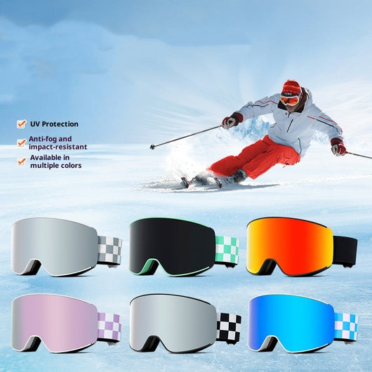 Gafas de Esquí Esféricas con Doble Capa Antivaho