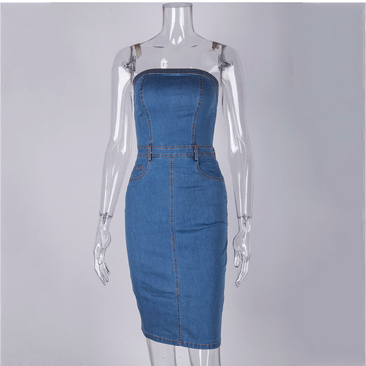 Falda Denim Tubo - Image 5