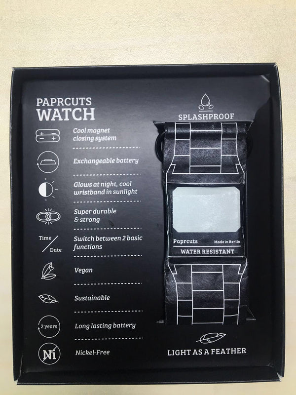 Reloj de Papel Inteligente Paprcuts - Diseño Creativo e Innovador