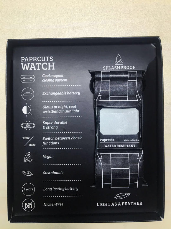 Reloj de Papel Inteligente Paprcuts - Diseño Creativo e Innovador