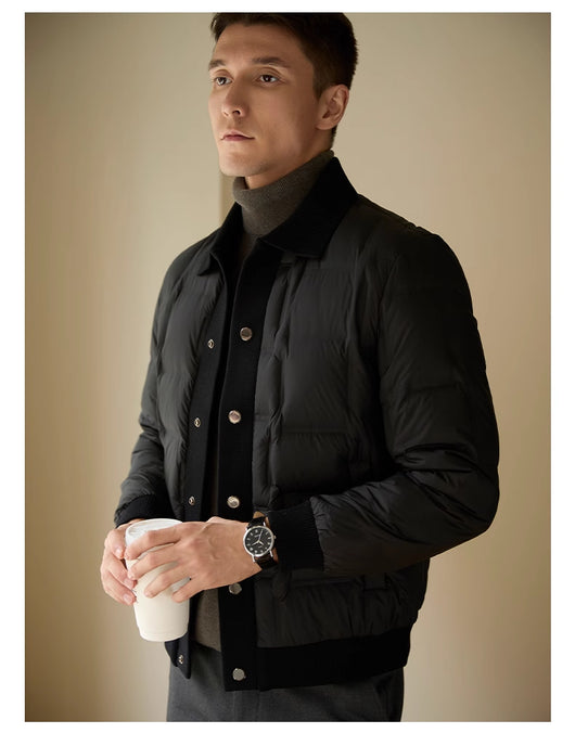 Chaqueta Casual Premium para Hombre con Diseño Patchwork - Image 10
