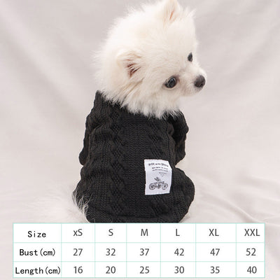 Suéter Cálido con Capucha para Mascotas - Invierno y Otoño - Image 7
